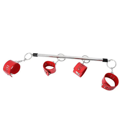 BDSM Toys Women Products Iron Tube Handcuffs Footcuffs Bondage Sets Bundled Toys - www.Shopthatapp.com #