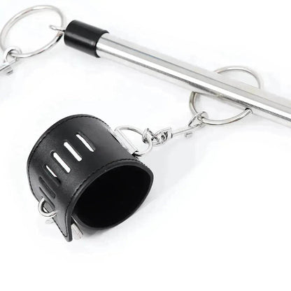 BDSM Toys Women Products Iron Tube Handcuffs Footcuffs Bondage Sets Bundled Toys - www.Shopthatapp.com #