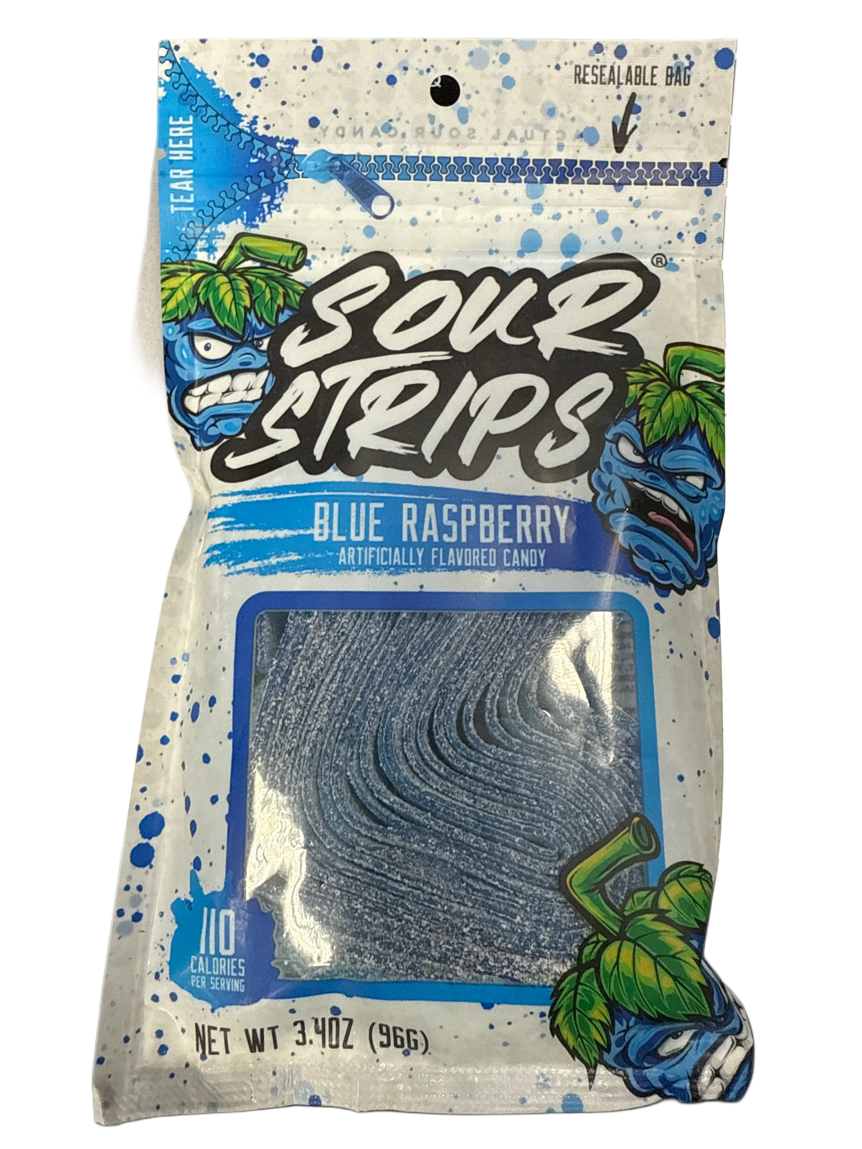 Sour Strips Blue Raspberry 3.40OZ - U.S Edition - www.Shopthatapp.com