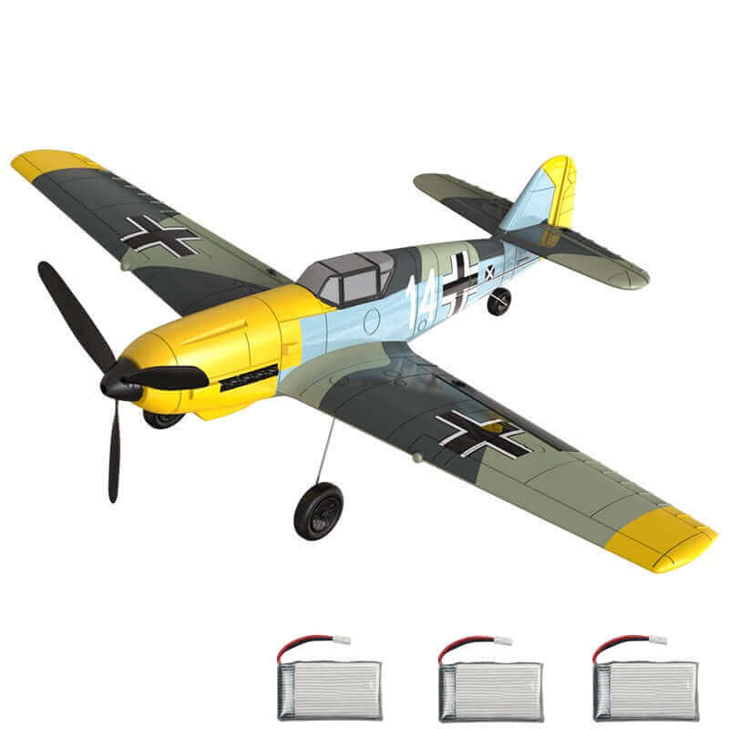 BF109 Warbird RC Plane, 2.4GHz 4CH 400mm Wingspan - Aerobatics & XPilot EPP RTF - www.Shopthatapp.com #