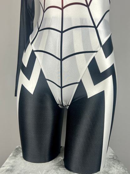 Woman Super Hero Spandex Open Crotch Cosplay Bodysuit Sexy Lingerie - www.Shopthatapp.com