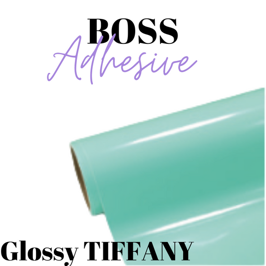 Adhesive Vinyl- Boss Adhesive - GLOSSY TIFFANY - www.Shopthatapp.com