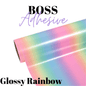 Selbstklebendes Vinyl - Boss Adhesive - Glänzender Regenbogen