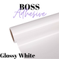 Adhesive Vinyl- Boss Adhesive - Glossy White - www.Shopthatapp.com
