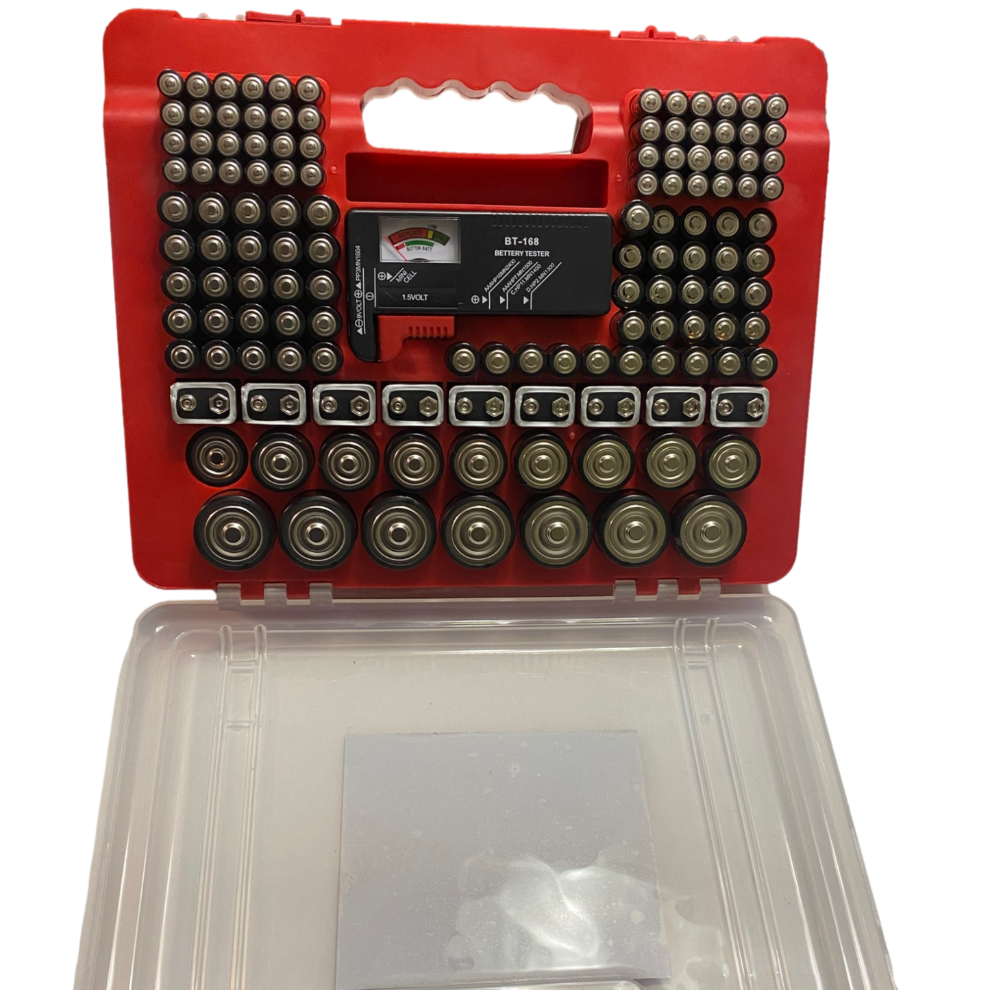 BRS Emergency Battery Kit: 203 Alkaline Batteries + Tester - www.Shopthatapp.com #