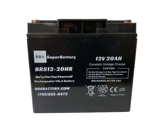 BRS12-20HR – 12V 20Ah Battery - www.Shopthatapp.com #