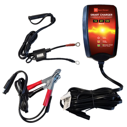 BRS4L-BS 30 Day Warranty Battery & Smart Charger / Maintainer Combo Bundle Kit - www.Shopthatapp.com #