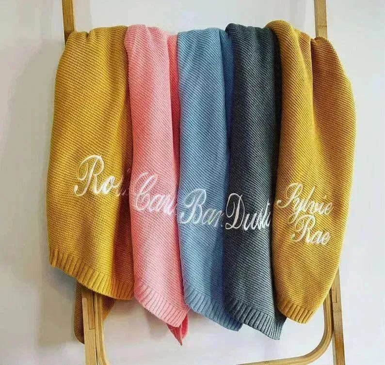 Baby's Stroller Cover Knitted Blanket - www.Shopthatapp.com