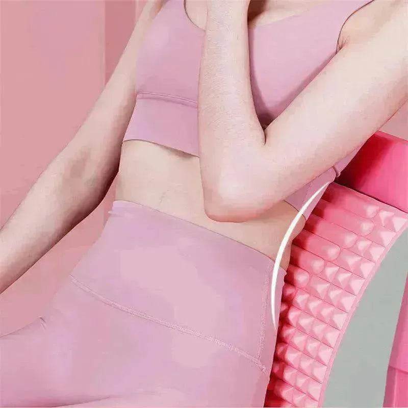 Back Stretcher & Neck Lumbar Support Massager Pillow - www.Shopthatapp.com