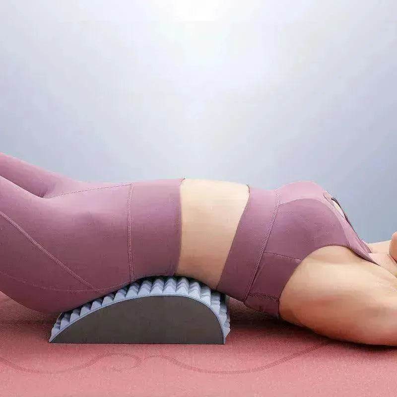 Back Stretcher & Neck Lumbar Support Massager Pillow - www.Shopthatapp.com