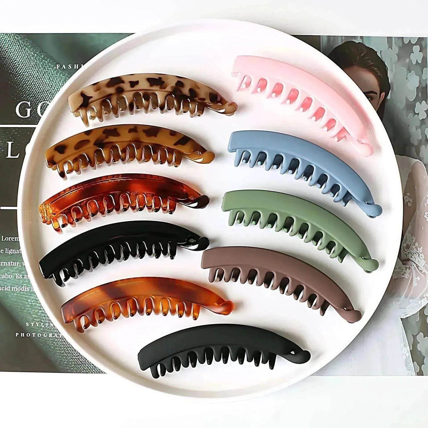 Banana Hair Clip Claws - www.Shopthatapp.com