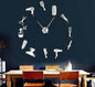 Barber Shop Hair Tools Oversized DIY Wall Clock - www.Shopthatapp.com