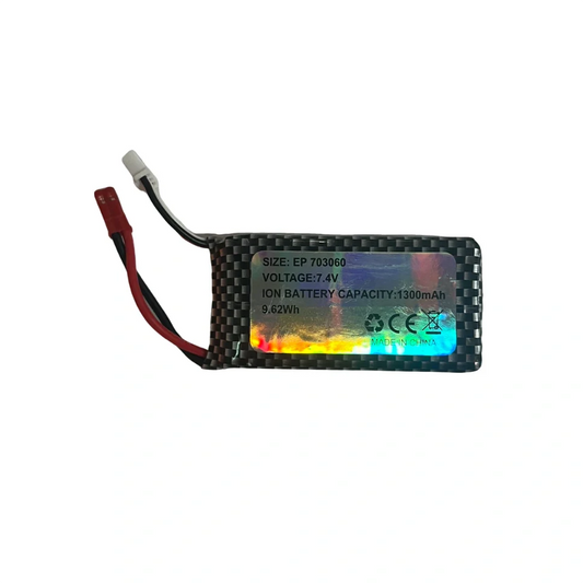 Battery for KI84 4CH 690mm RC Warbird Airplane – 2S 1300mAh LiPo Replacement - www.Shopthatapp.com #