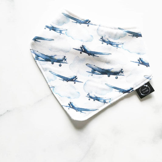 Bavoir à motits avion-Baby and toddler-www.Shopthatapp.com-Creation Coco Lyly