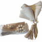 Bead & Tassel Napkin Holder - Set of 4 - Www.Shopthatapp.com