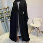Beaded Arab  Lace Up Cardigan Robe - www.Shopthatapp.com