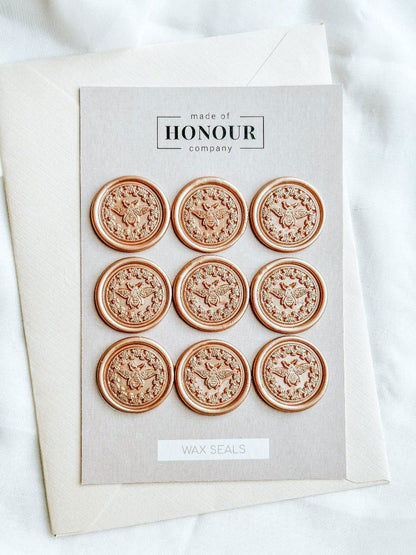 Bee wax seals - Set of 9-Stationary-www.Shopthatapp.com-Made of Honour Co.