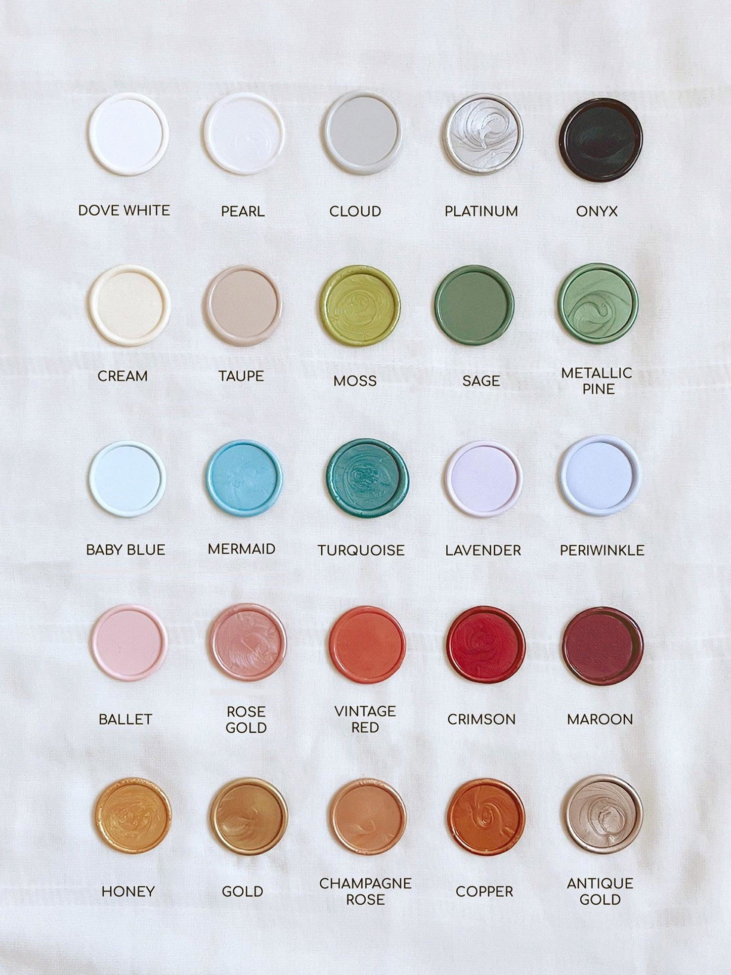 Bee wax seals - Set of 9-Stationary-www.Shopthatapp.com-Made of Honour Co.