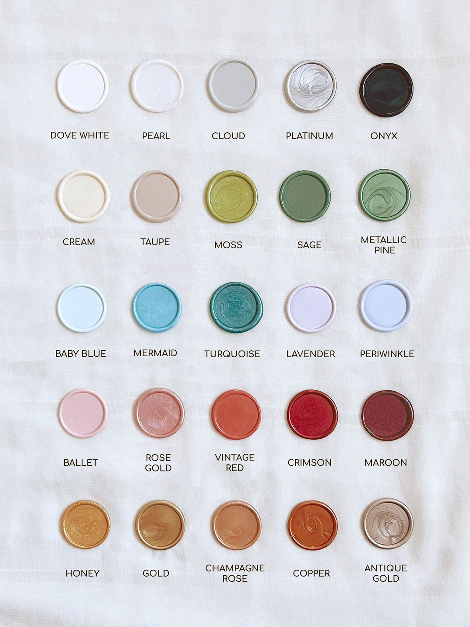 Bee wax seals - Set of 9-Stationary-www.Shopthatapp.com-Made of Honour Co.