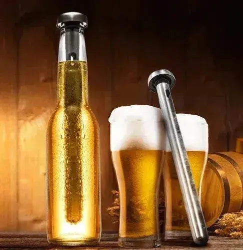 Beer Bottle Stainless Steel Cooler Stick - www.Shopthatapp.com
