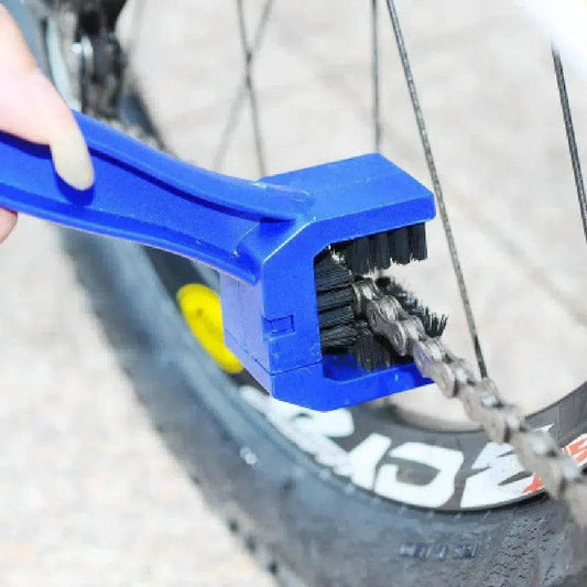 Bicycle Cleaning Tool Set Large Bristle Scrub Chain Cleaner Small Brush - www.Shopthatapp.com #