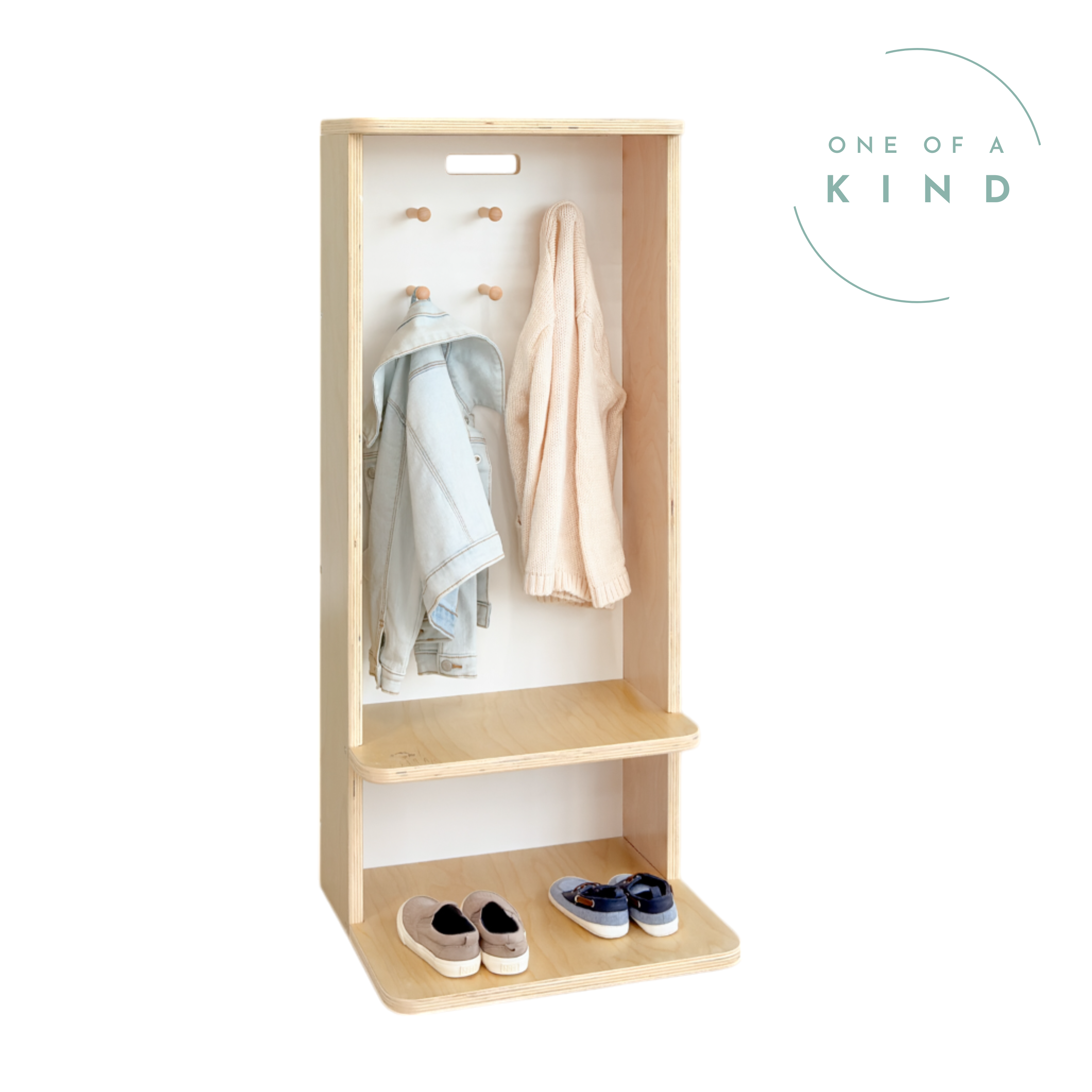 MANGO - Montessori Cubby Coat Rack - www.Shopthatapp.com
