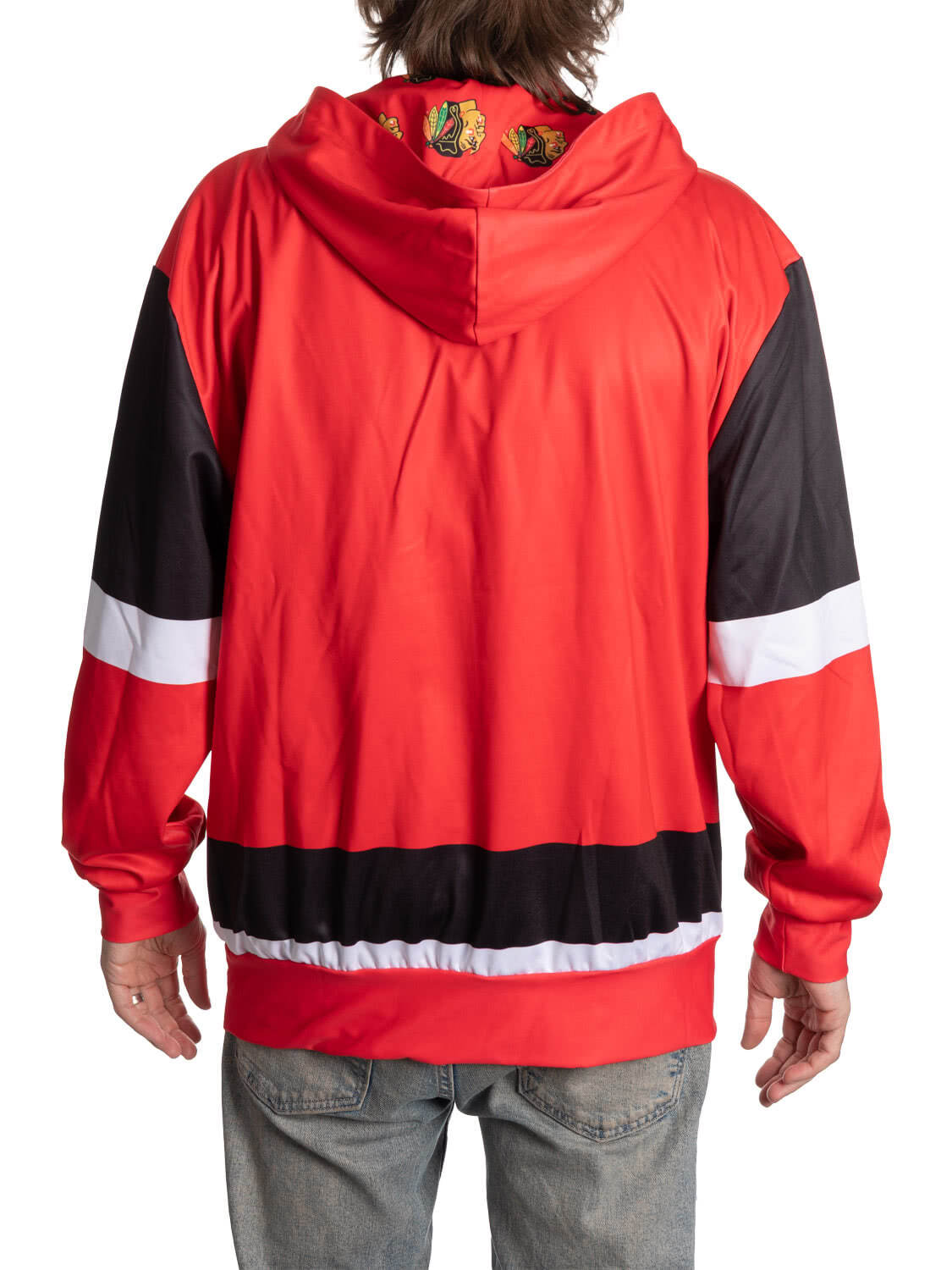 Chicago Blackhawks Hockey Lace Hoodie - www.Shopthatapp.com