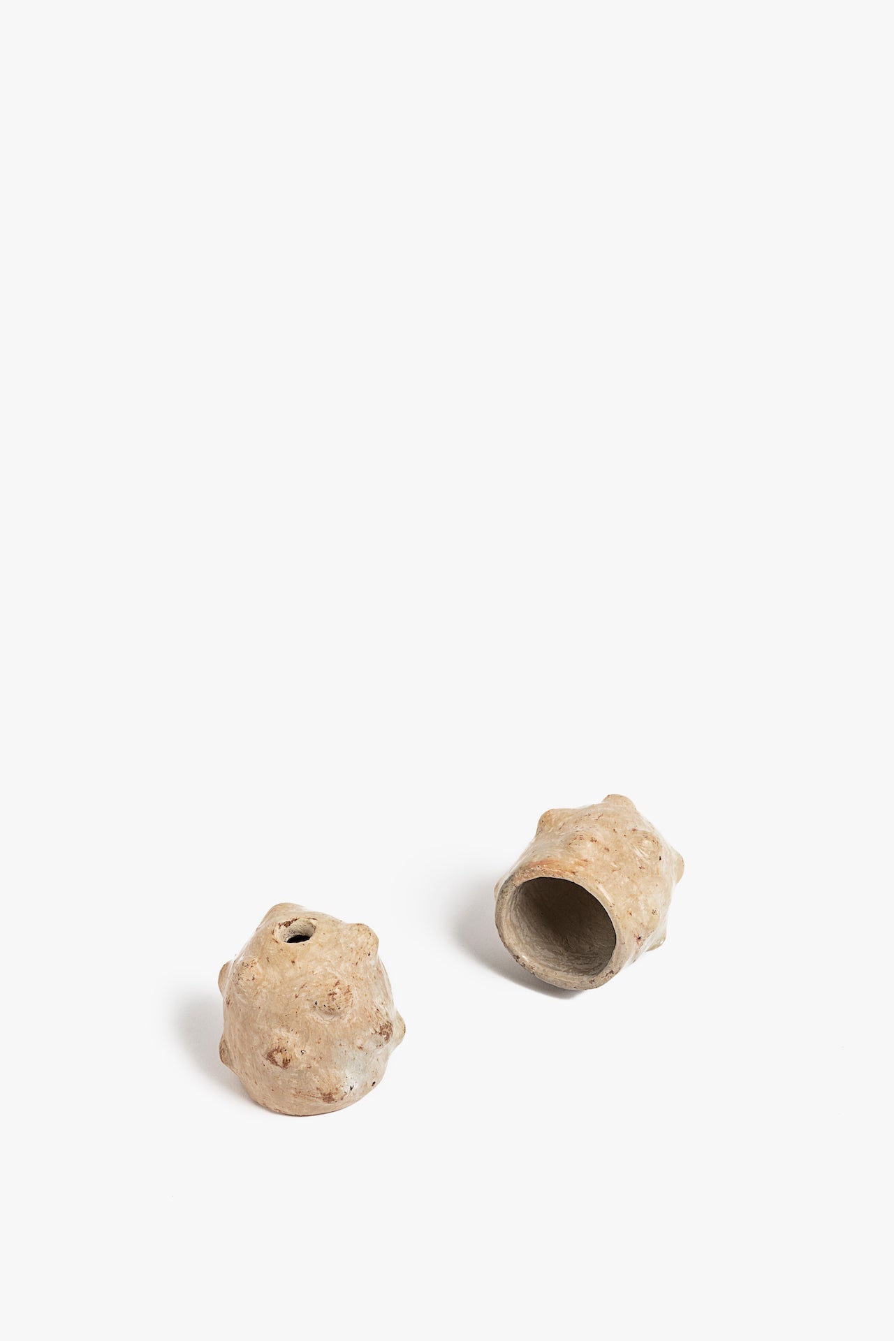 Blown Glass Lamp with Terracotta Socket Cover-Lighting-www.Shopthatapp.com-Bynumide