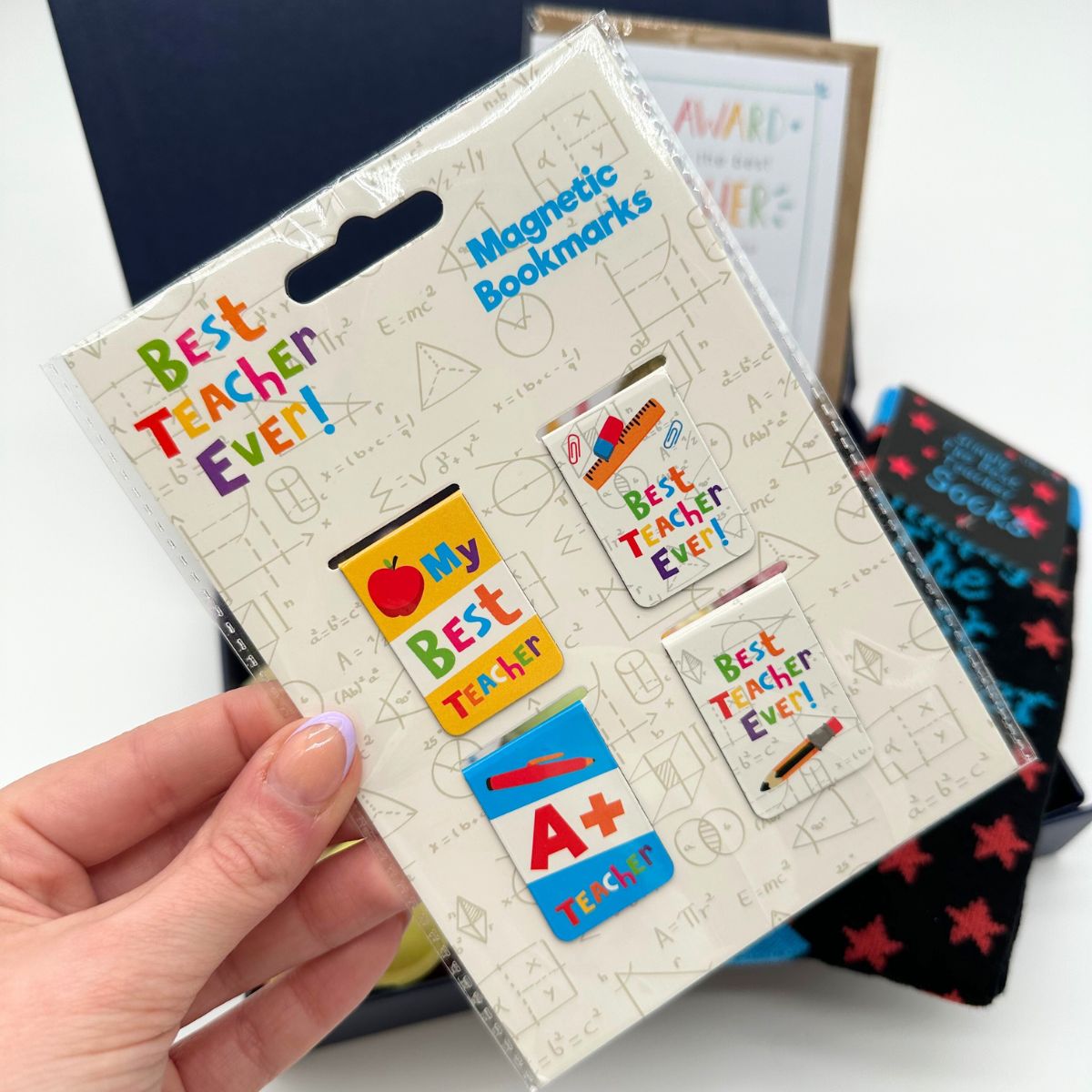 Thank You Teacher - Blue Gift Hamper-Food and beverage-www.Shopthatapp.com-HamperWell