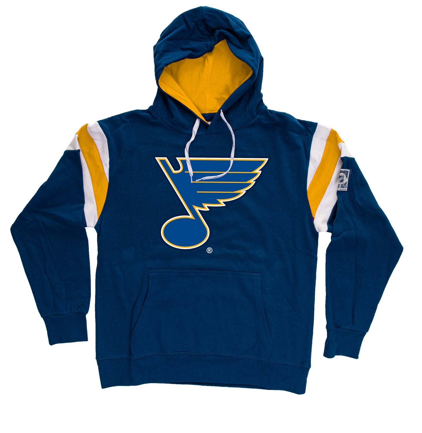 St. Louis Blues Varsity Retro Style Hoodie - www.Shopthatapp.com