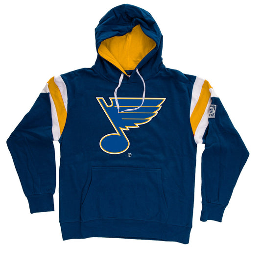 St. Louis Blues Varsity Retro Style Hoodie - www.Shopthatapp.com