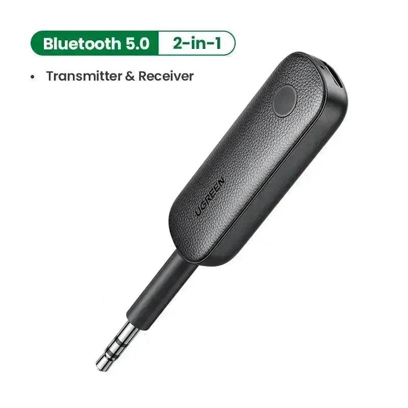 Bluetooth Receiver Transmitter 5.0 Car Aux Line To Audio Adapter - www.Shopthatapp.com
