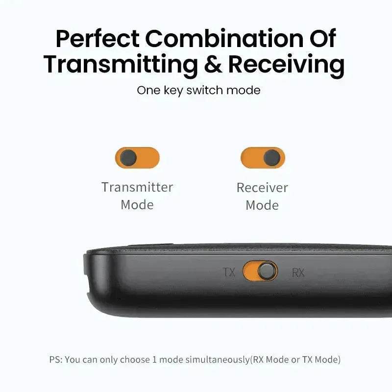 Bluetooth Receiver Transmitter 5.0 Car Aux Line To Audio Adapter - www.Shopthatapp.com