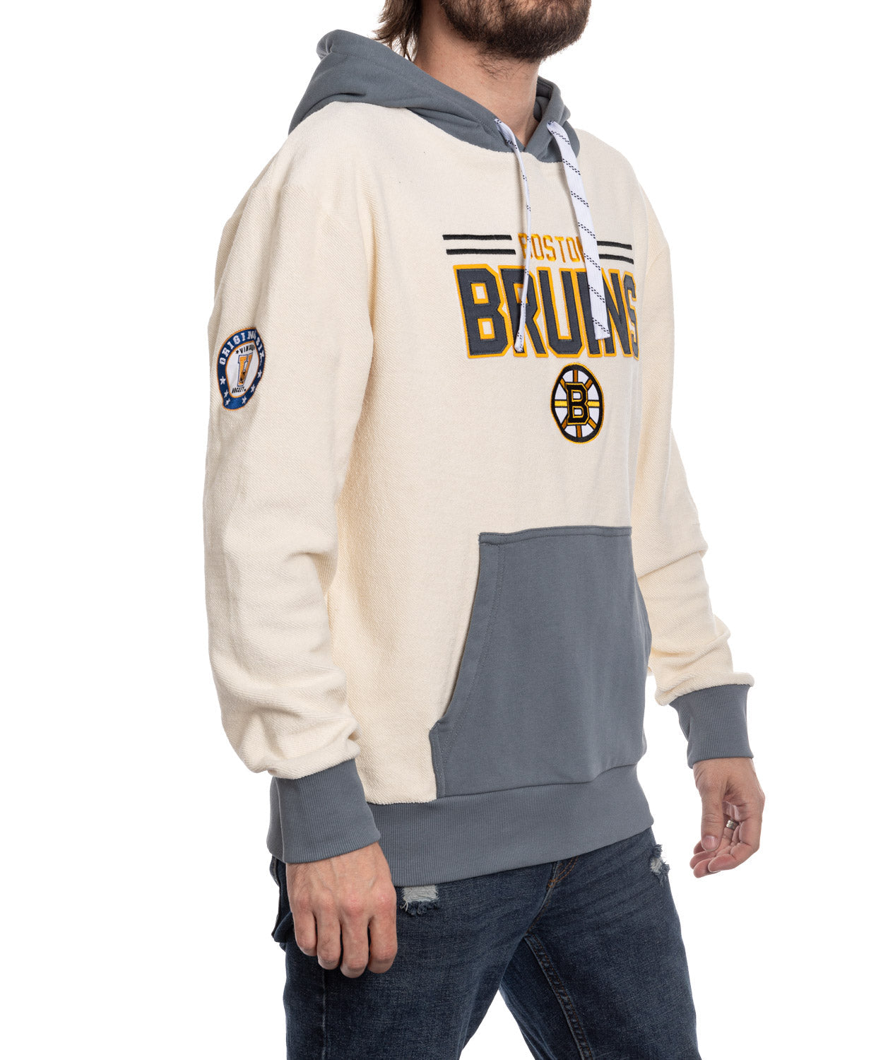 Boston Bruins NHL Unisex Reverse Terry Retro Premium Hoodie - www.Shopthatapp.com #