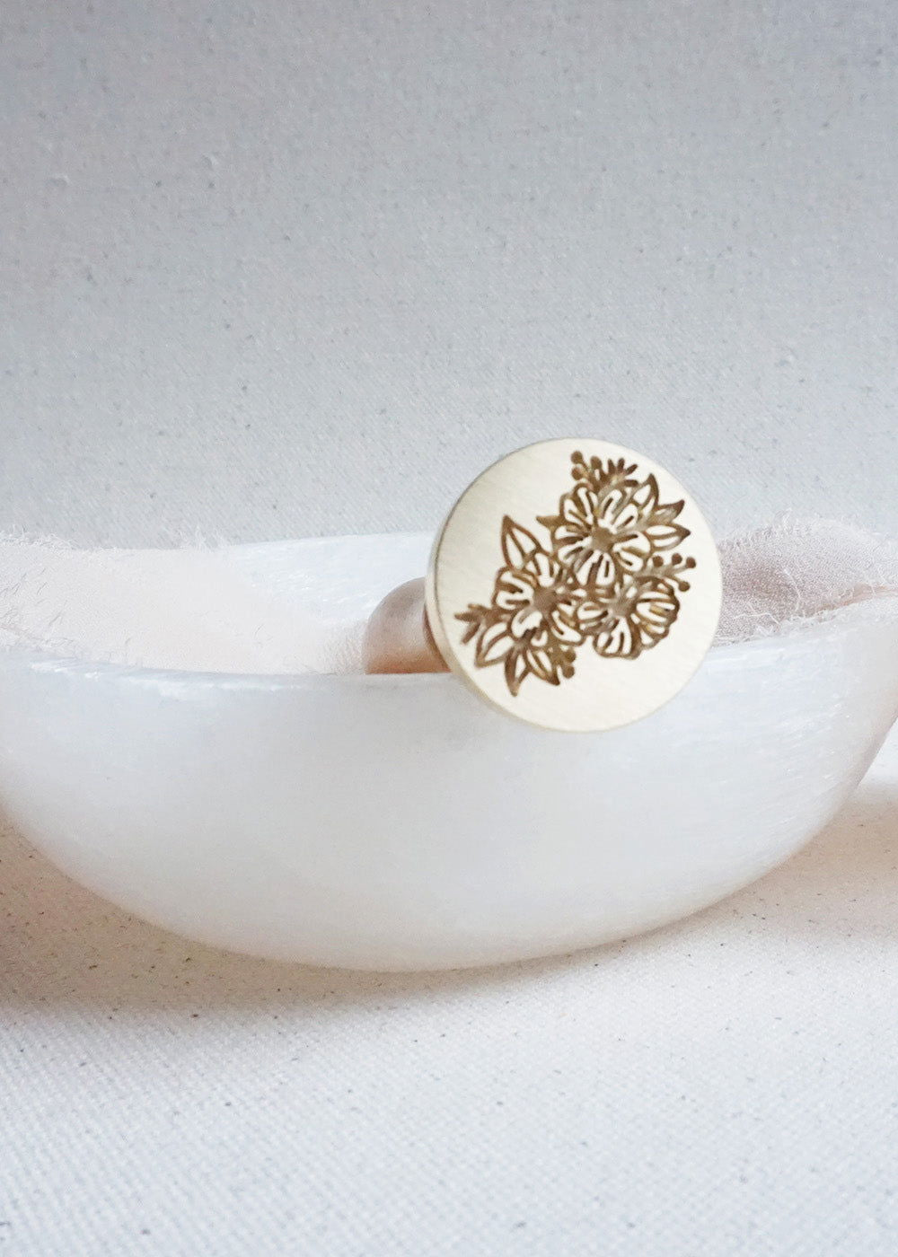 Bouquet wax stamp-Stationary-www.Shopthatapp.com-Made of Honour Co.