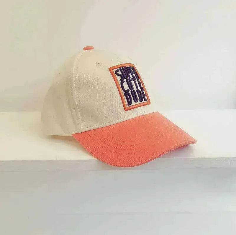 Boys And Girls Casual Color Matching Embroidery Caps - www.Shopthatapp.com