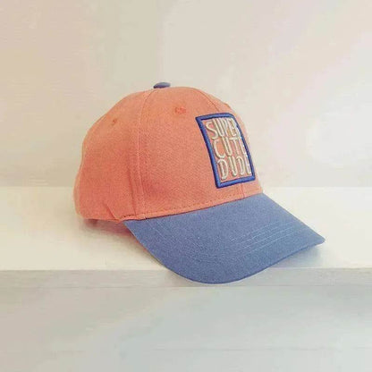 Boys And Girls Casual Color Matching Embroidery Caps - www.Shopthatapp.com #