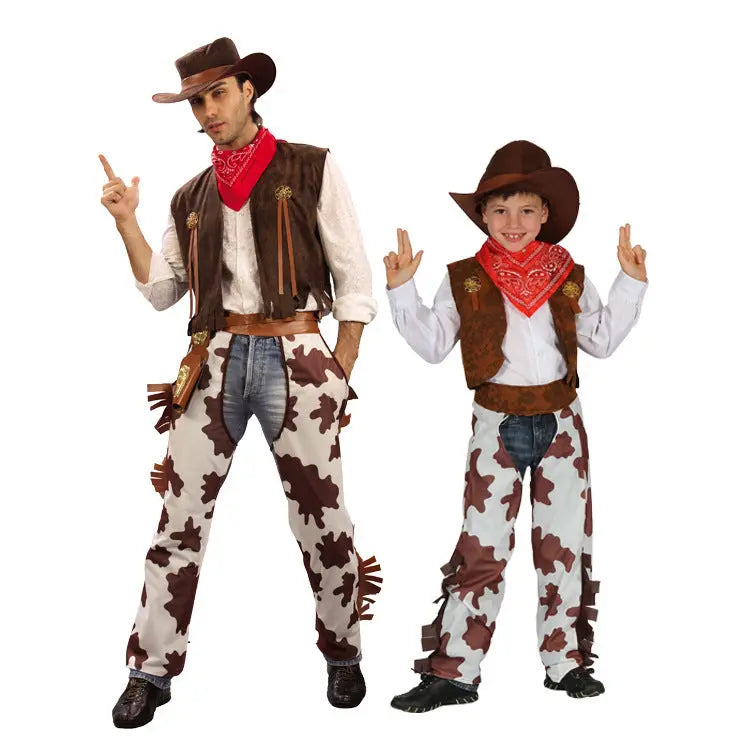 Boys And Girls Cowboy Costumes Christmas Children's Cowboy Costumes - www.Shopthatapp.com #