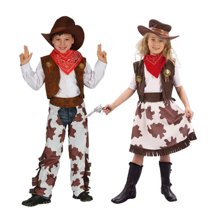Boys And Girls Cowboy Costumes Christmas Children's Cowboy Costumes - www.Shopthatapp.com #