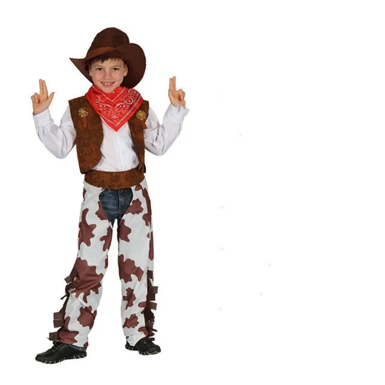 Boys And Girls Cowboy Costumes Christmas Children's Cowboy Costumes - www.Shopthatapp.com