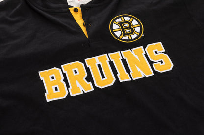 Boston Bruins Long Sleeve Henley - www.Shopthatapp.com