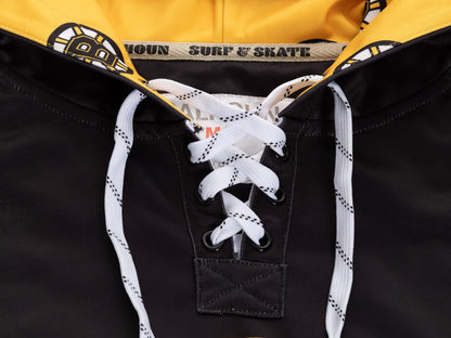 Boston Bruins Hockey Lace Hoodie - www.Shopthatapp.com