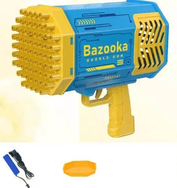 Bubble Gun Rocket 69 Holes Soap Blower With Light - www.Shopthatapp.com