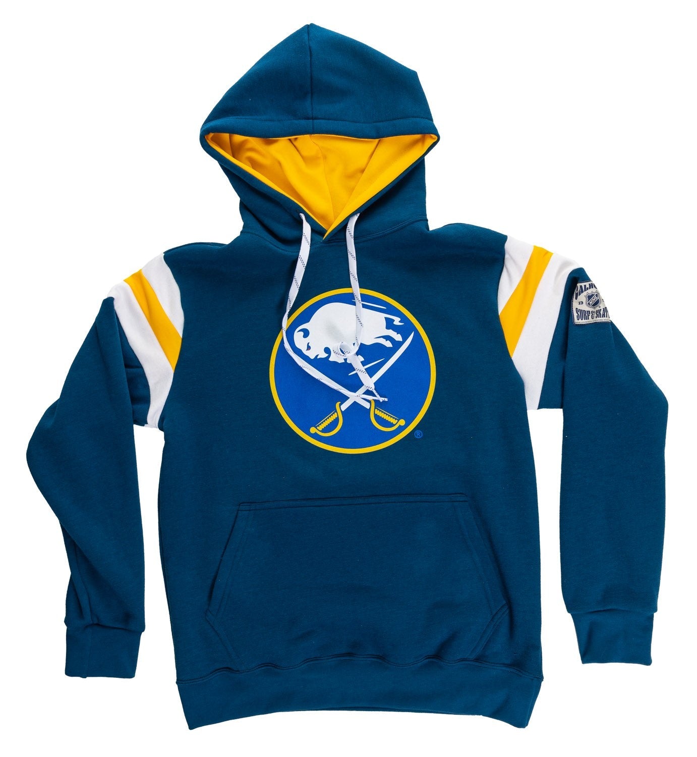 Buffalo Sabres Varsity Retro Style Hoodie - www.Shopthatapp.com