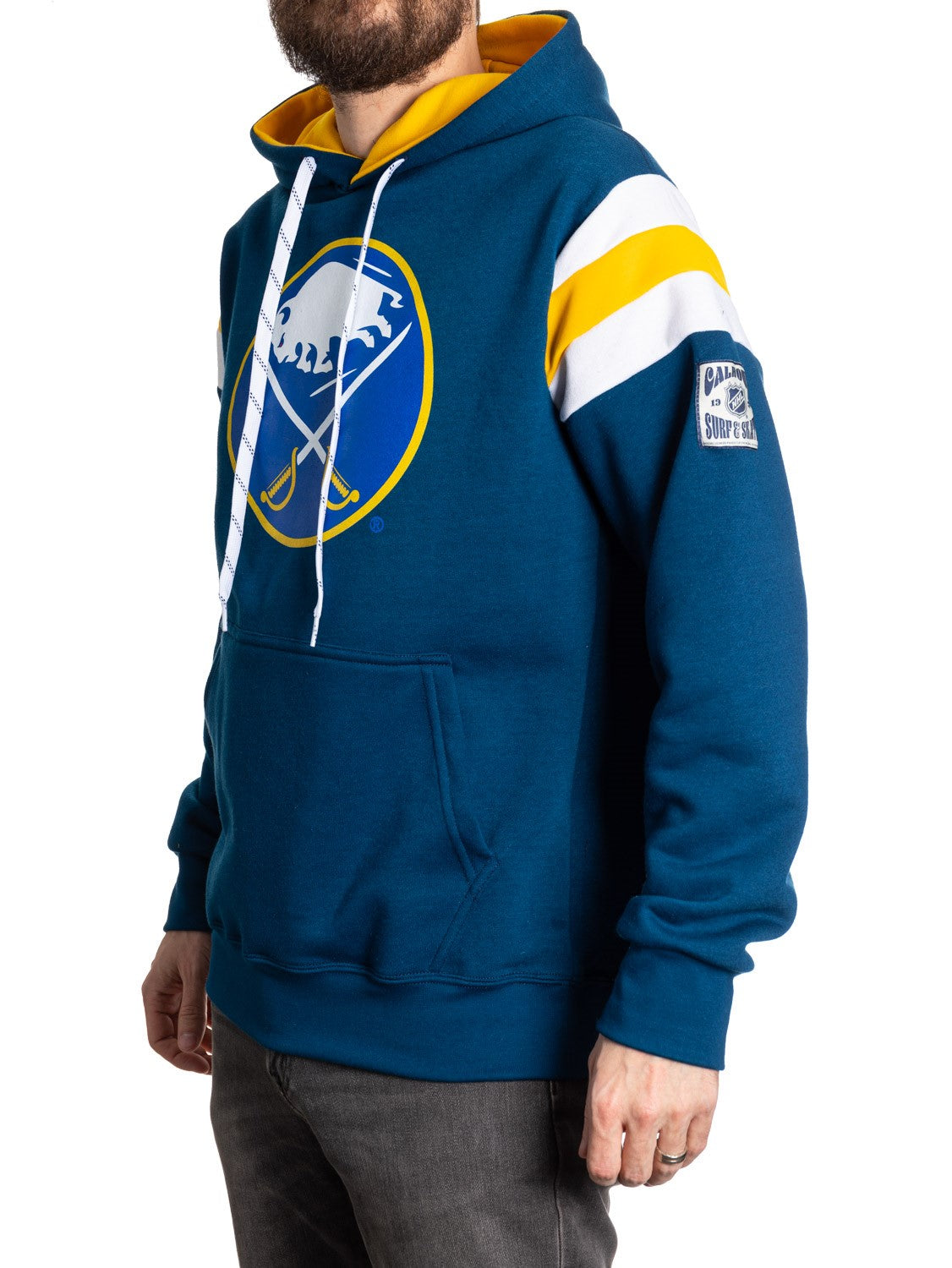 Buffalo Sabres Varsity Retro Style Hoodie - www.Shopthatapp.com