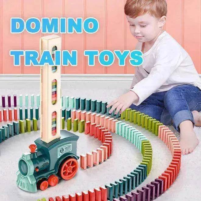 Building Blocks Train Toy Baby Car Puzzle Automatic Release - www.Shopthatapp.com