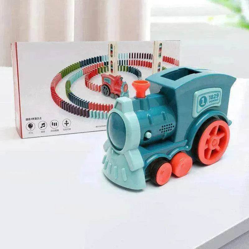Building Blocks Train Toy Baby Car Puzzle Automatic Release - www.Shopthatapp.com