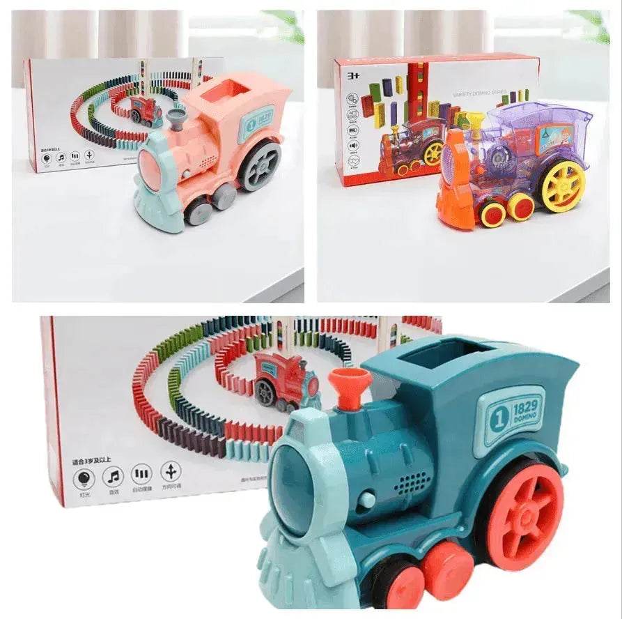 Building Blocks Train Toy Baby Car Puzzle Automatic Release - www.Shopthatapp.com