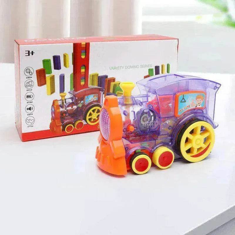 Building Blocks Train Toy Baby Car Puzzle Automatic Release - www.Shopthatapp.com
