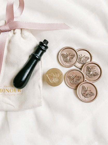 Butterfly wax stamp - Www.Shopthatapp.com